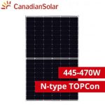 Panou fotovoltaic Canadian Solar 460W Rama Neagra  - CS6.2-48TD-460 TOPHiKu6 N-type